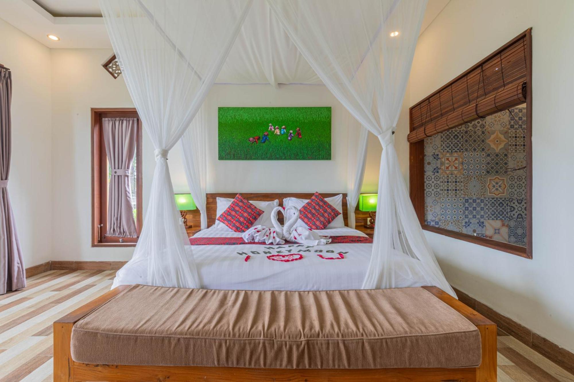 Green Sala Villa Ubud Zimmer foto